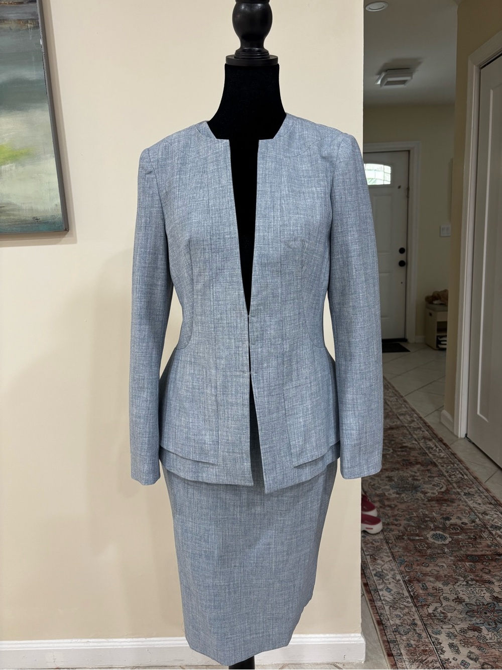 Goodxchange Light Chambray Blue Blazer